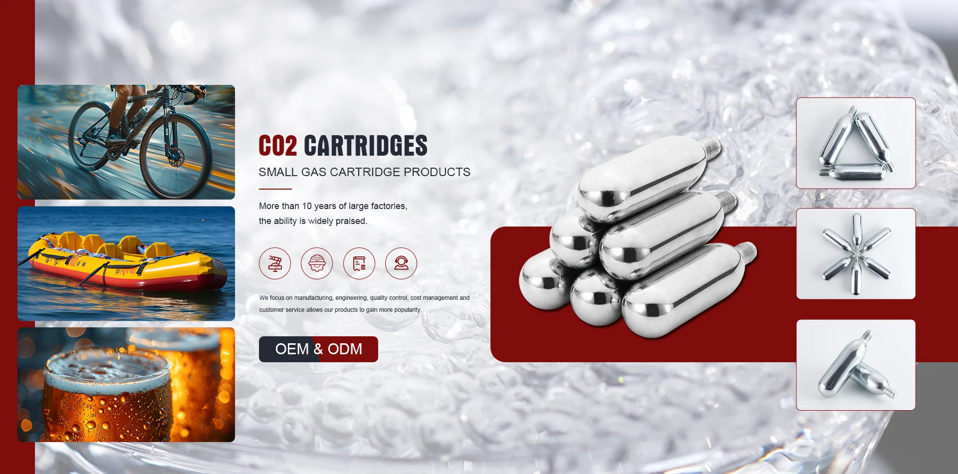 Fabbrica di cartucce di CO2
