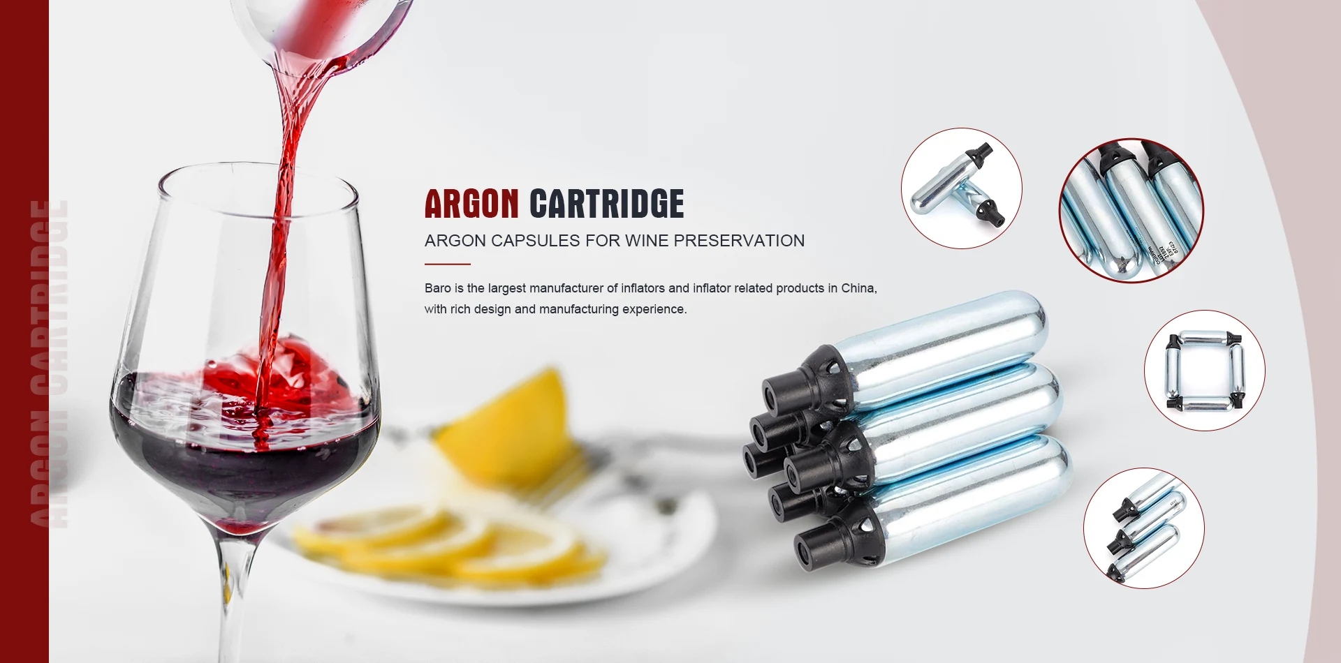 Fornitore di cartucce di argon