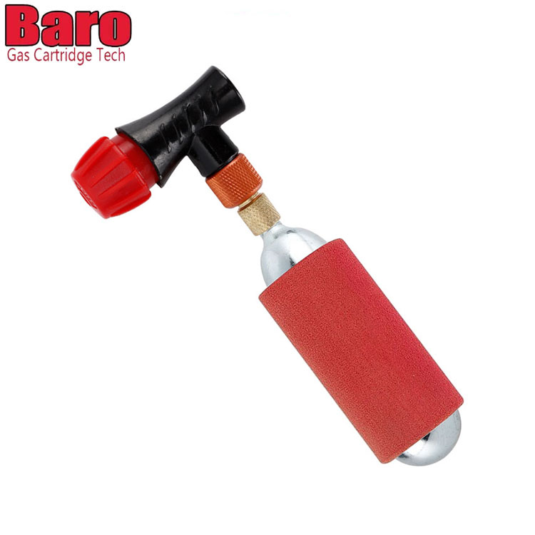 Che cos'è una testa della valvola della pompa per biciclette per cartuccia CO2 portatile?